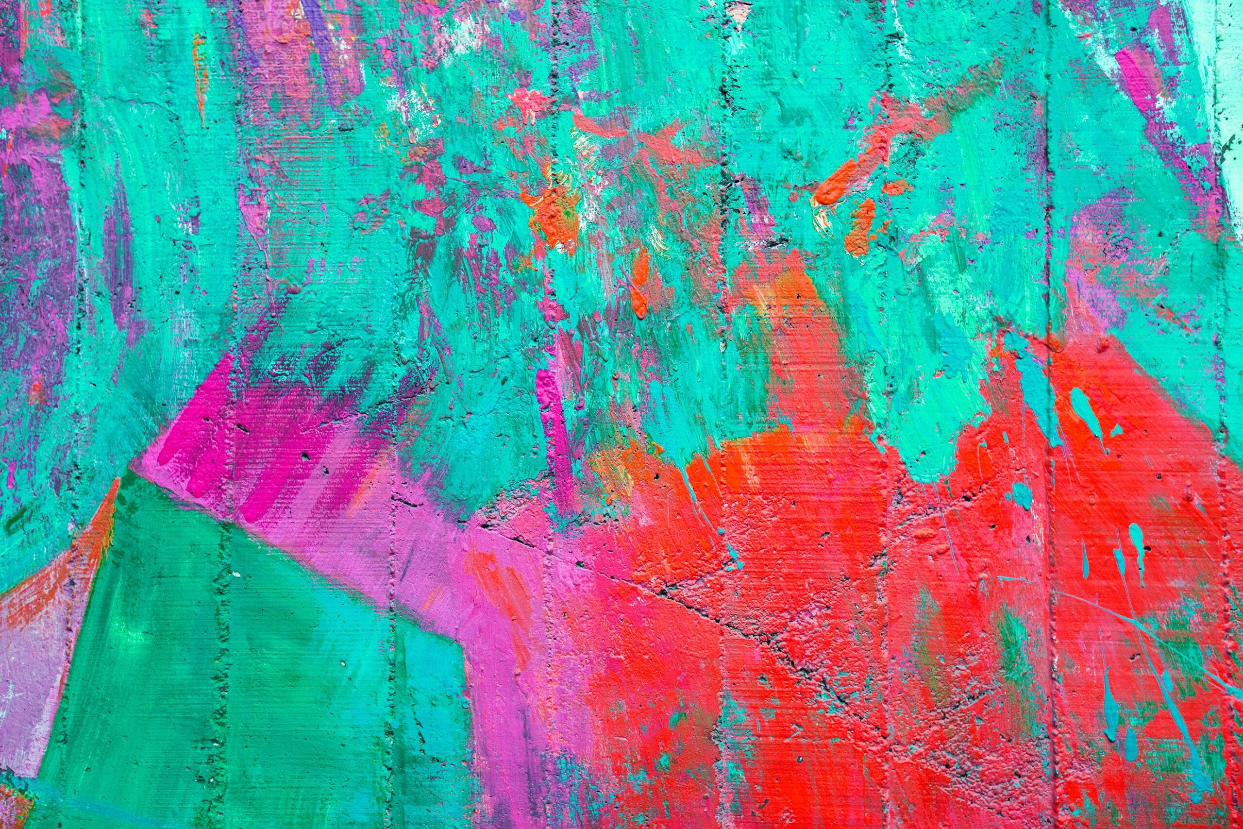 Duschrückwand Aluverbund – Abstrakter Farbspritzer | Lebendige moderne Kunsttextur – Bild 3