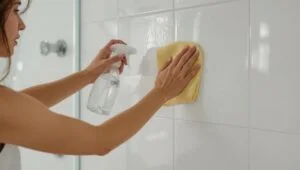Duschrückwand richtig reinigen und pflegen